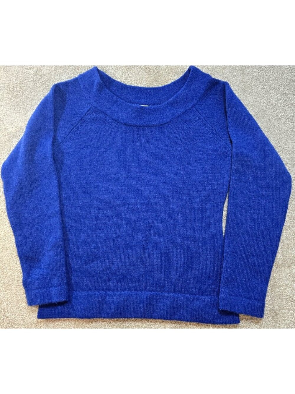 J. Peterman Merino Wool Sweater Long Sleeve Pullover Round Neck Soft Women's S